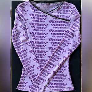 Lip Service Purple Mesh “Pussy” tops